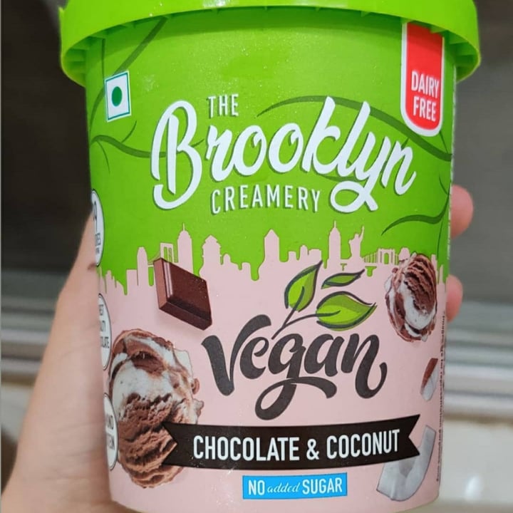 review photo of The Brooklyn Creamery Vegan Chocolate Ice Cream shared by @facesculptures on 16 Apr 2021 - review