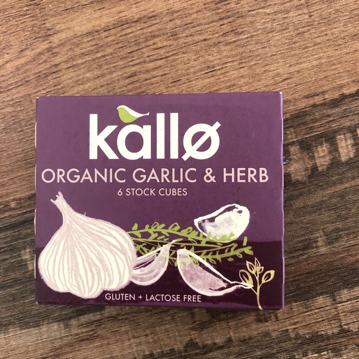 photo of Kallo Organic Garlic And Herb Stock Cubes shared by @camilaturner on  14 Jan 2021 - review