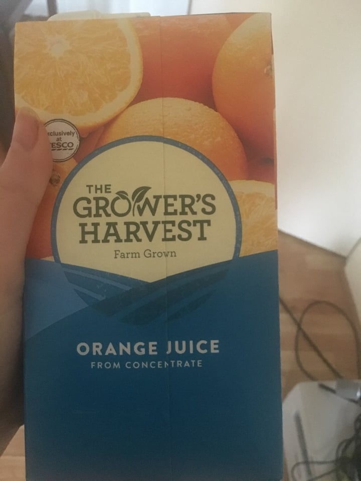 photo of Tesco Orange juice shared by @velvetveganworld on  27 Apr 2020 - review