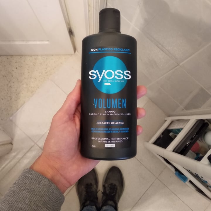 photo of SYOSS Champú Volumen shared by @javierpascual on  23 Nov 2022 - review