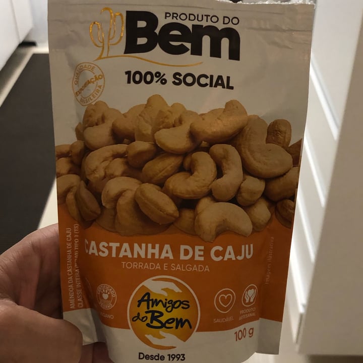 review photo of Amigos do bem Castanha de caju torrada e salgada shared by @fgmm on 23 Jul 2022 - review