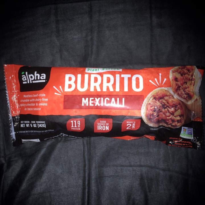 photo of Alpha Foods Mexicali Burrito shared by @renfield on  17 Jun 2022 - review
