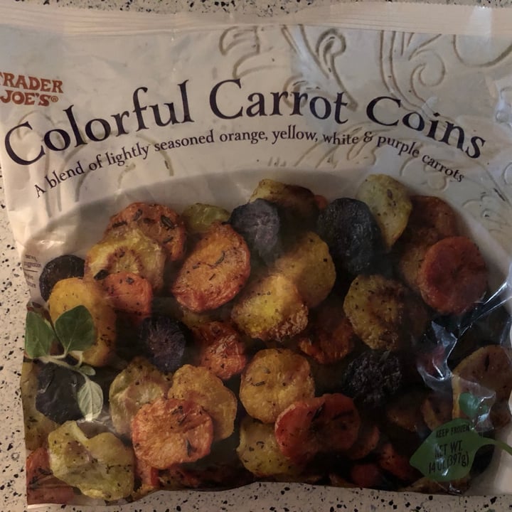 photo of Trader Joe's Colorful Carrots Coins shared by @clarendiee on  11 Nov 2020 - review