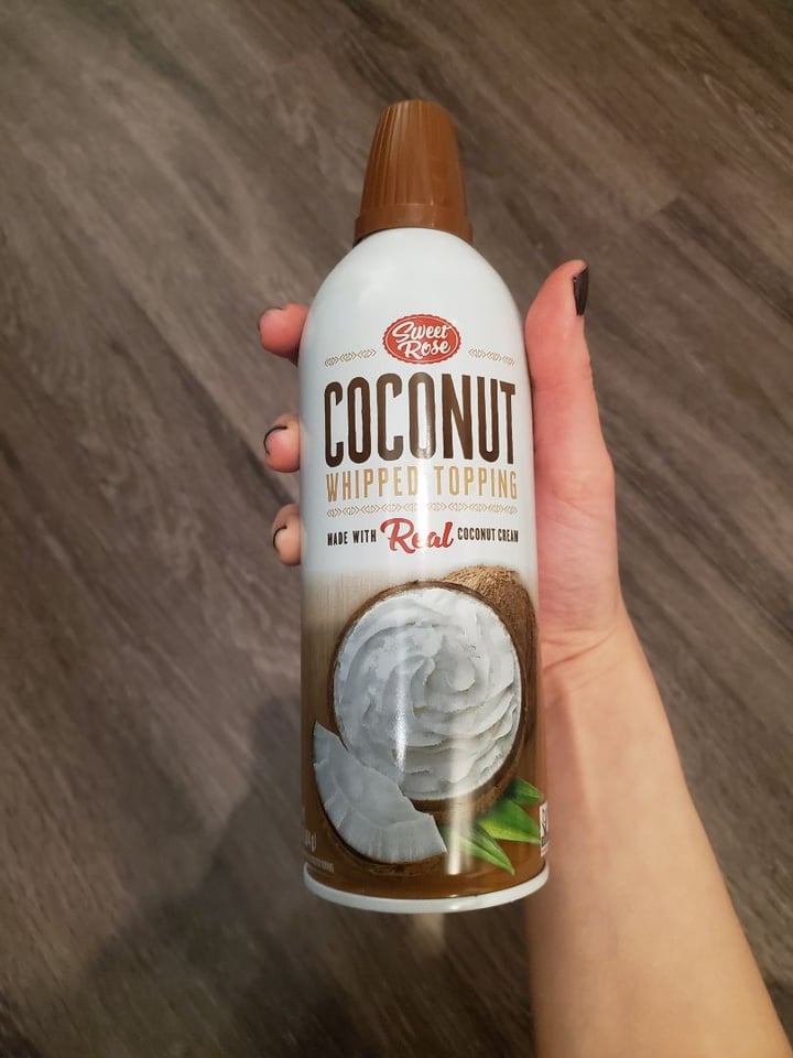 photo of Trader Joe's Coconut Whipped Cream shared by @rania on  26 Dec 2019 - review