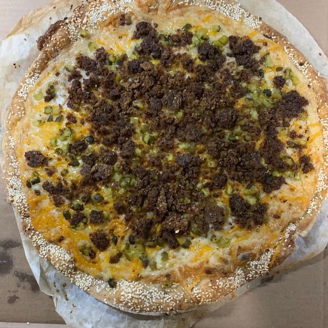 菜肴“Big Mac Pizza”的照片