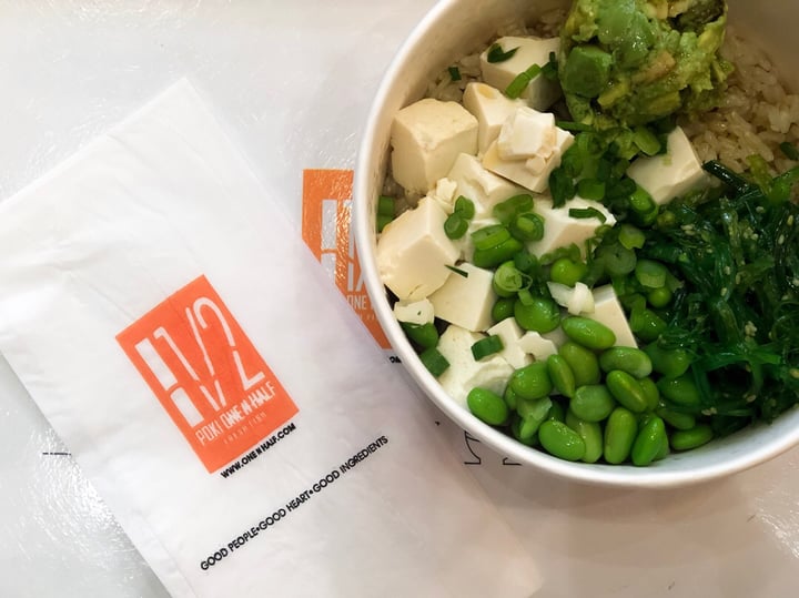 photo of Poki One N Half Build Your Own Bowl- Tofu Based shared by @sarahkarver on  24 May 2019 - review