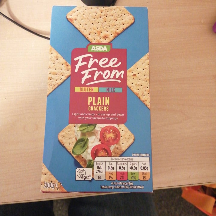photo of ASDA Free from plain crackers shared by @nutrititionalbeast on  11 Feb 2022 - review