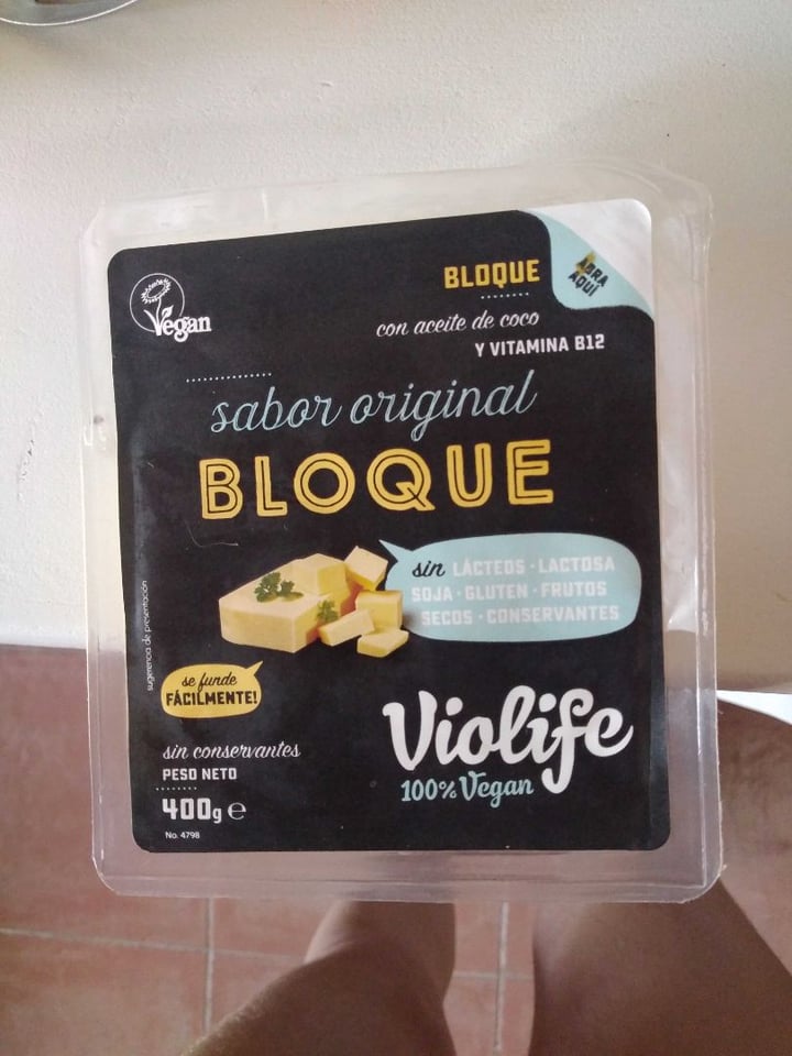 photo of Violife Bloque sabor Original shared by @guizmo on  01 Sep 2020 - review