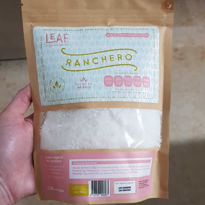 review photo of Leaf Queso ranchero shared by @brendagzz on 07 Sep 2021 - review