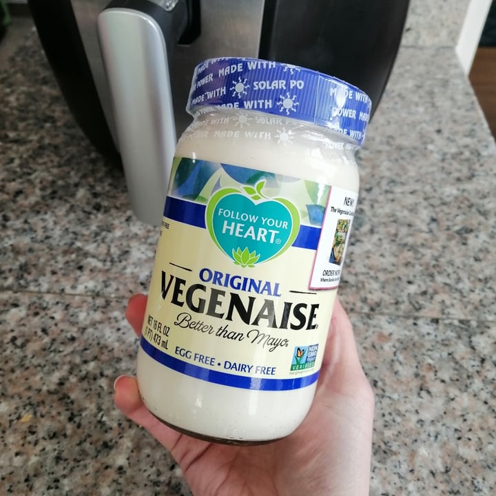 photo of Follow your Heart Original Vegenaise shared by @bekindco on  12 Oct 2020 - review