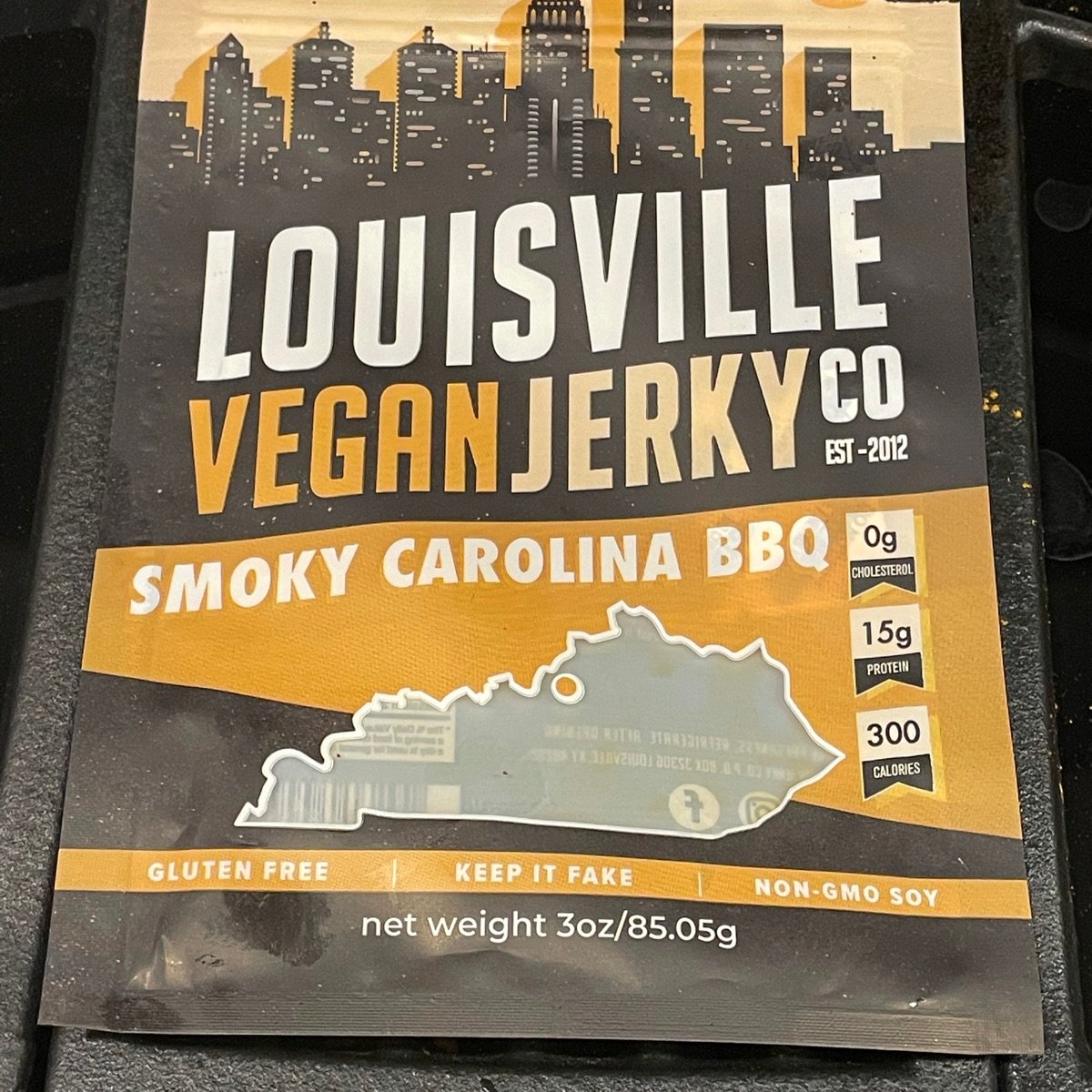 Louisville Vegan Jerky Co. Smoky Carolina BBQ Jerky Reviews abillion