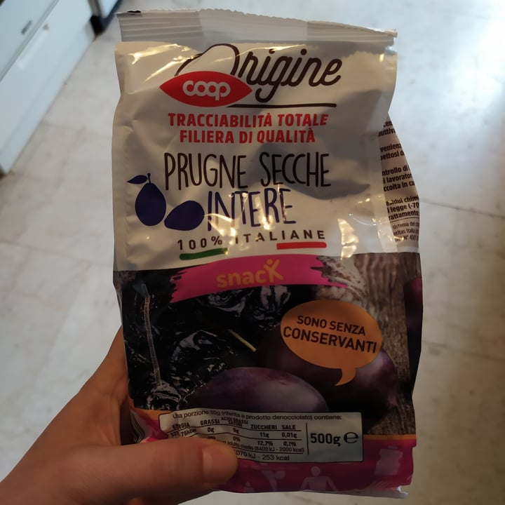 photo of Origine Coop Prugne Secche Intere shared by @viniacava on  12 Apr 2022 - review