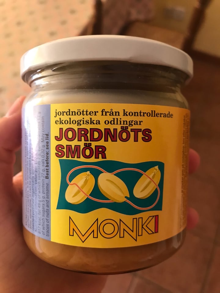 photo of Monki Crema de Cacahuete shared by @veganxex on  23 Jul 2019 - review