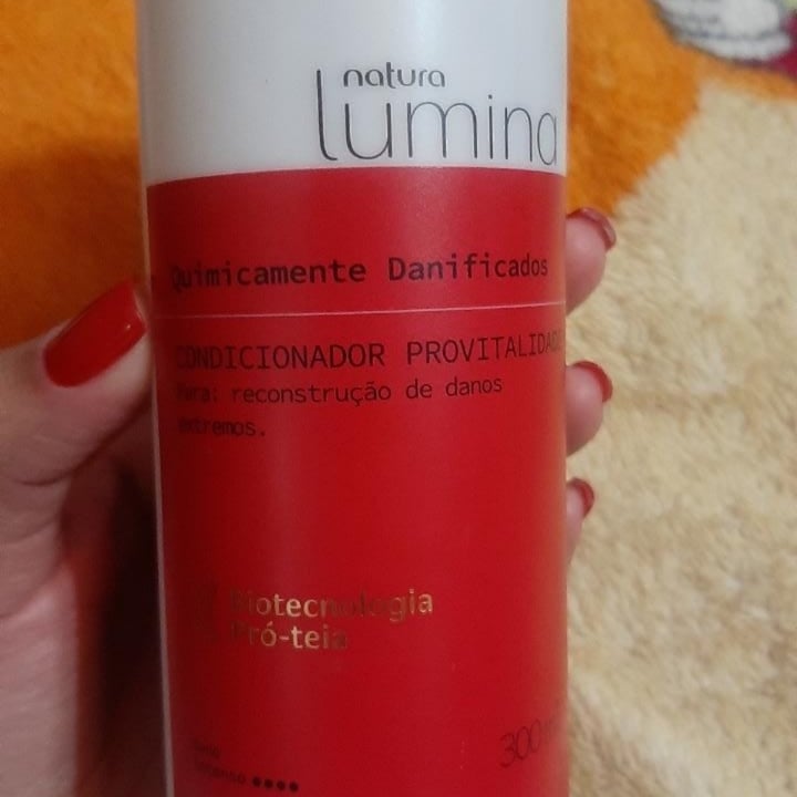 photo of Natura Acondicionador lumina para cabello químicamente dañado shared by @cyntiatomazelli on  09 Jul 2021 - review