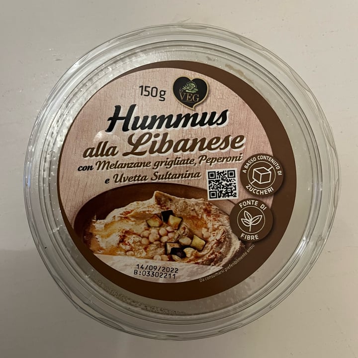 photo of ioVEG hummus alla libanese shared by @silvia22m on  04 Sep 2022 - review