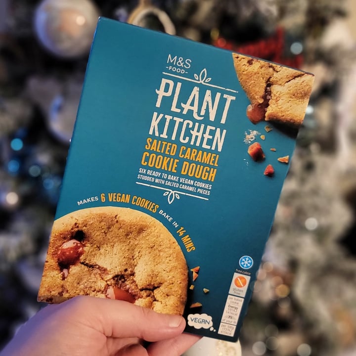 photo of Plant Kitchen (M&S) Salted caramel cookie dough shared by @aveganlifewithjess on  05 Dec 2021 - review
