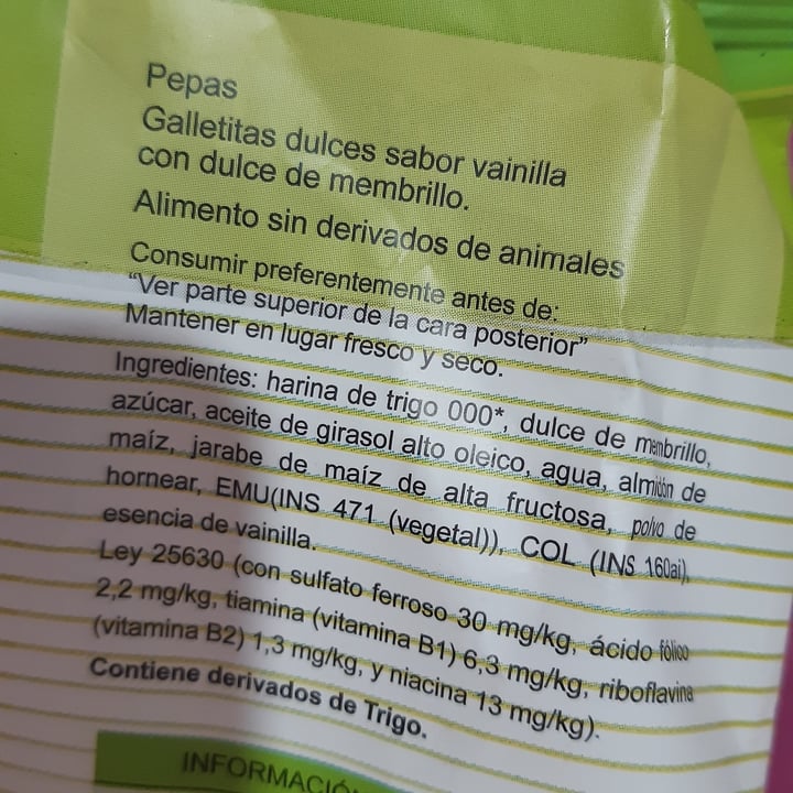 review photo of galletitas Pepas Light shared by @cinthiaayelenveg on 09 Oct 2022 - review