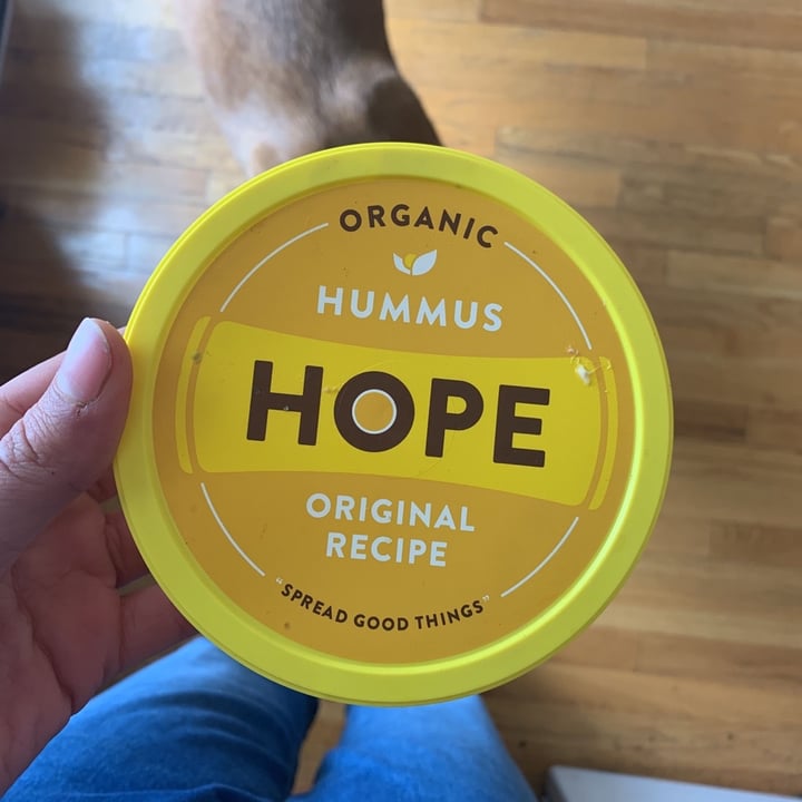 photo of HOPE Foods Original Hummus shared by @hannahrosenoff on  04 Feb 2020 - review