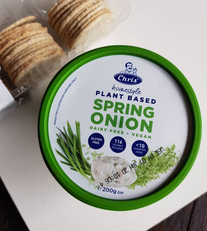 photo of Chris’ Homestyle Plant Based Spring Onion Dip shared by @clareodgers on  22 Jan 2020 - review