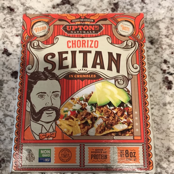 photo of Upton's Naturals Chorizo Seitan shared by @animallover626 on  24 Nov 2021 - review