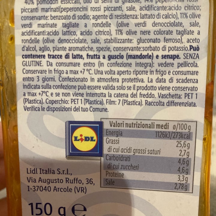 photo of Eridanous Spalmabile di pomodori secchi, peperoncini piccanti e olive shared by @chiara26 on  01 Aug 2022 - review