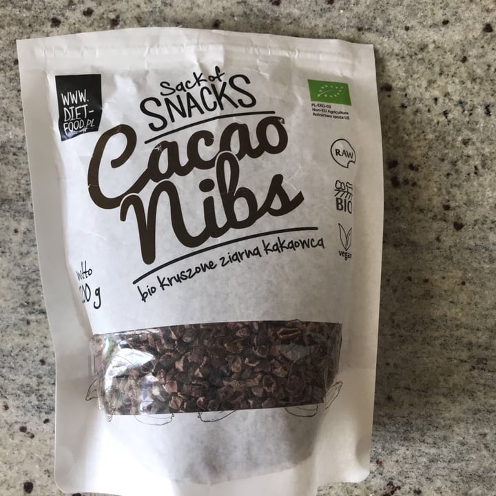 photo of Sack of snacks Cacao Nibs shared by @afroditi222 on  25 Apr 2021 - review
