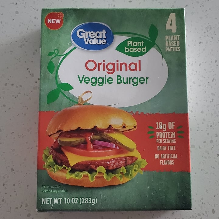 photo of Great Value  Original Veggie Burger shared by @matko on  06 Feb 2022 - review