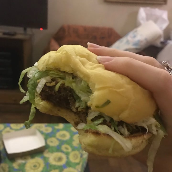 photo of VEGAN FOX Vegmac Burger shared by @gingerveg on  18 Jul 2021 - review