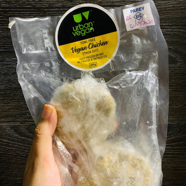 photo of Urban Vegan Fowl Free Vegan Chicken (Thick Cut) shared by @annika-m on  14 Jan 2021 - review