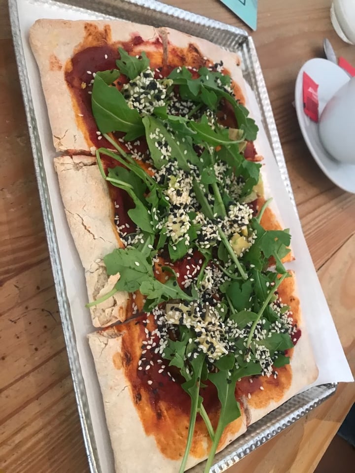 photo of OL'DAYS Coffee and Deli Vegan pizza shared by @juliprisma on  08 Mar 2020 - review