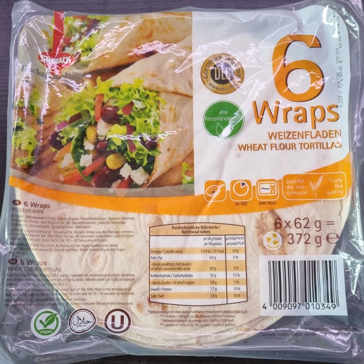 photo of Sinnack Wraps shared by @valentina95s on  17 Nov 2021 - review