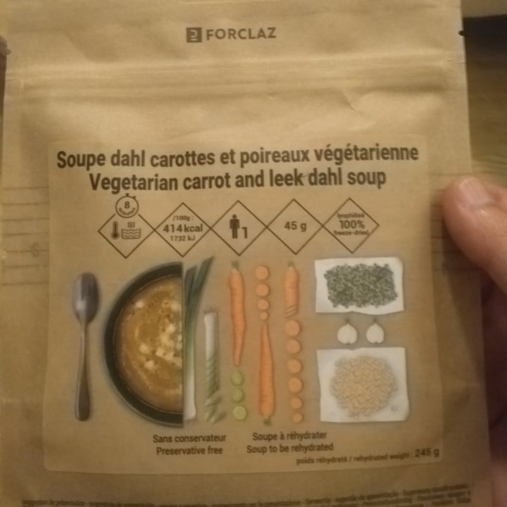 review photo of Forclaz Sopa Con Zanahoria shared by @amebasinvasoras on 10 Dec 2021 - review
