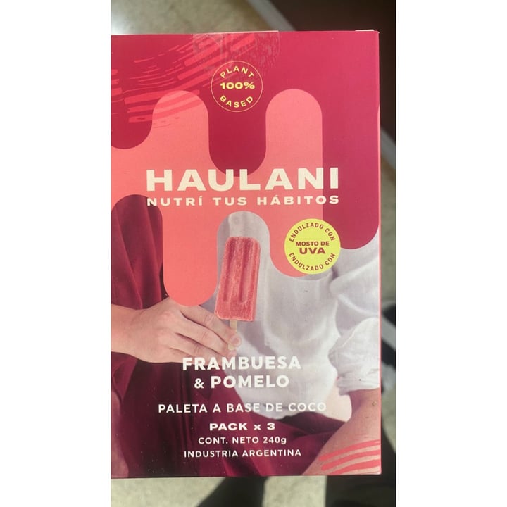 photo of Haulani Paleta De Frambuesa Y Pomelo shared by @jacquelinechaves on  19 Oct 2021 - review