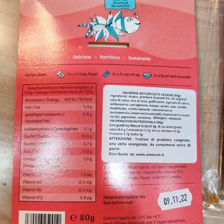 photo of Revo Foods Revo Salmon shared by @verru on  07 Nov 2022 - review