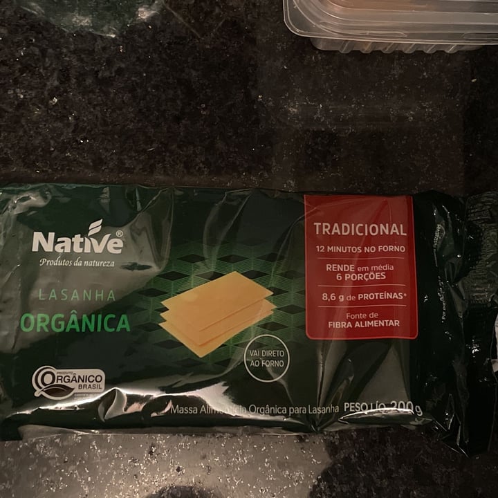 photo of Native Massa para Lasanha shared by @isabelaamaral on  17 Sep 2022 - review
