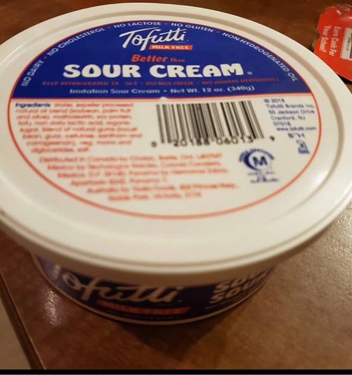 photo of Tofutti Better than Sour Cream shared by @hopeh on  29 Apr 2020 - review