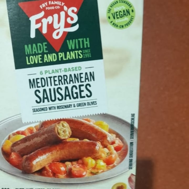 photo of Fry's Family Food Fry's Mediterranean Sausages shared by @earthchild24 on  16 Sep 2022 - review