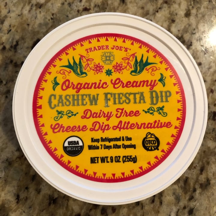 review photo of Trader Joe's Organic Creamy Cashew Fiesta Dip shared by @sadarice on 09 Jan 2021 - review