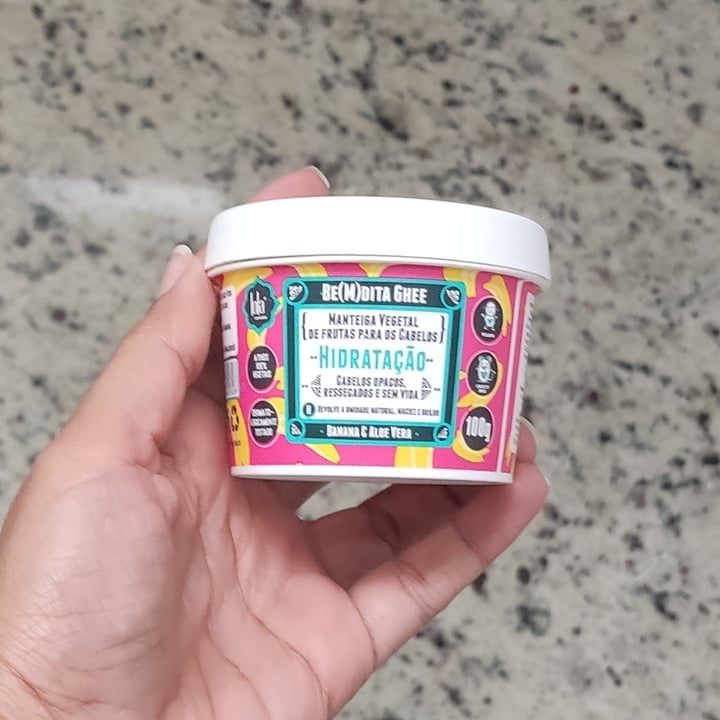 photo of Lola Cosmetics BE(M)DITA GHEE - Manteiga Vegetal de Frutas para os Cabelos - Hidratação shared by @jujubavegan on  02 Jan 2023 - review