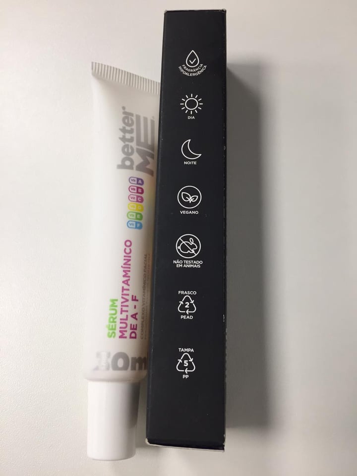 review photo of better me Sérum Multivitamínico A-F shared by @revitojana on 01 Sep 2022 - review