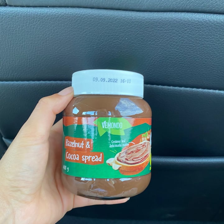 review photo of Vemondo Hazelnut & Cocoa Spread shared by @ellinorjulia on 28 Jul 2021 - review