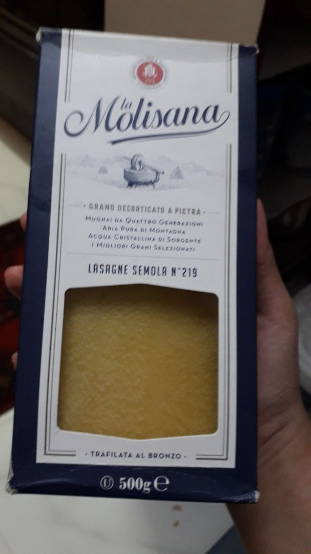 review photo of La Molisana Lasagne Sheets shared by @tofulover on 27 Dec 2019 - review