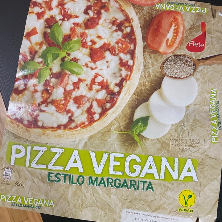 photo of Flete Pizza Vegana Estilo Margarita shared by @mikelpro on  03 Oct 2020 - review