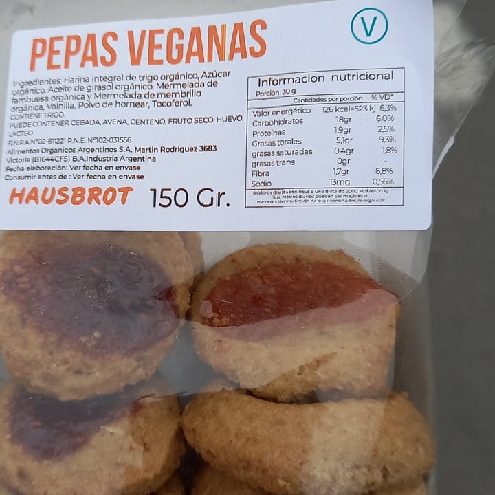 photo of Hausbrot Pepas De Membrillo Y Frambuesa shared by @victoriiiame on  09 Jul 2022 - review