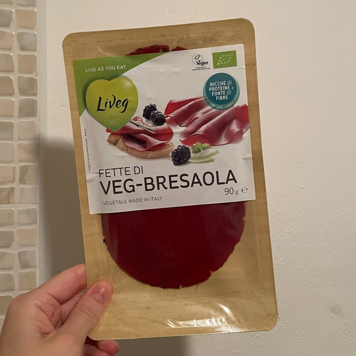 photo of Liveg Fette di veg-bresaola shared by @fbradaschia on  03 Dec 2021 - review