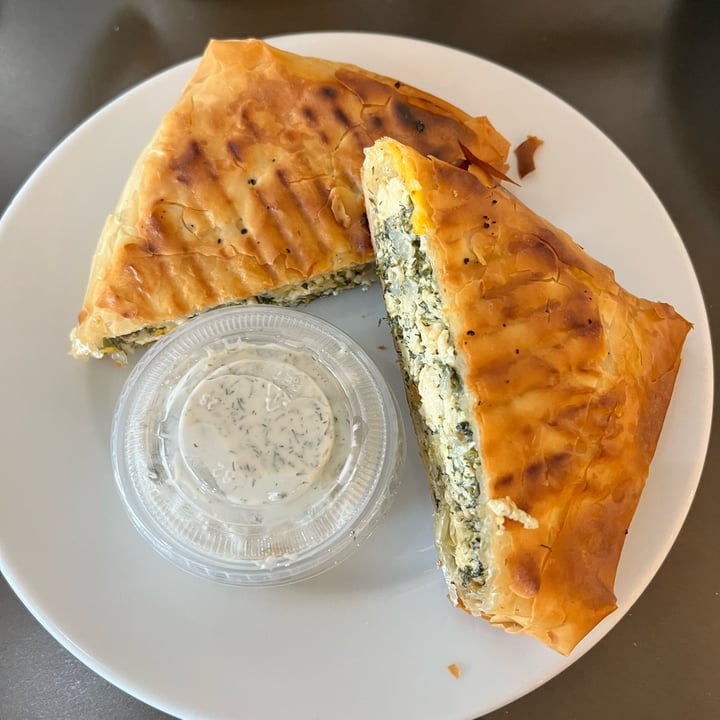 photo of Sweet Pea Café & Playhouse Spanakopita With tzatziki shared by @vzachzillav on  16 Jan 2022 - review