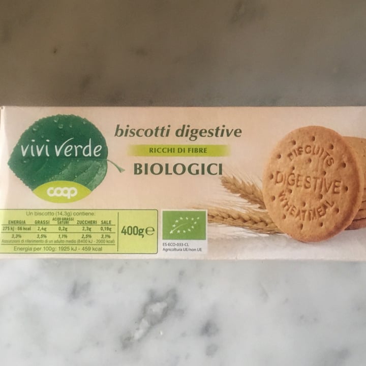 photo of Vivi Verde Coop Biscotti Digestive Biologici shared by @theveggienotebook on  30 Jul 2021 - review