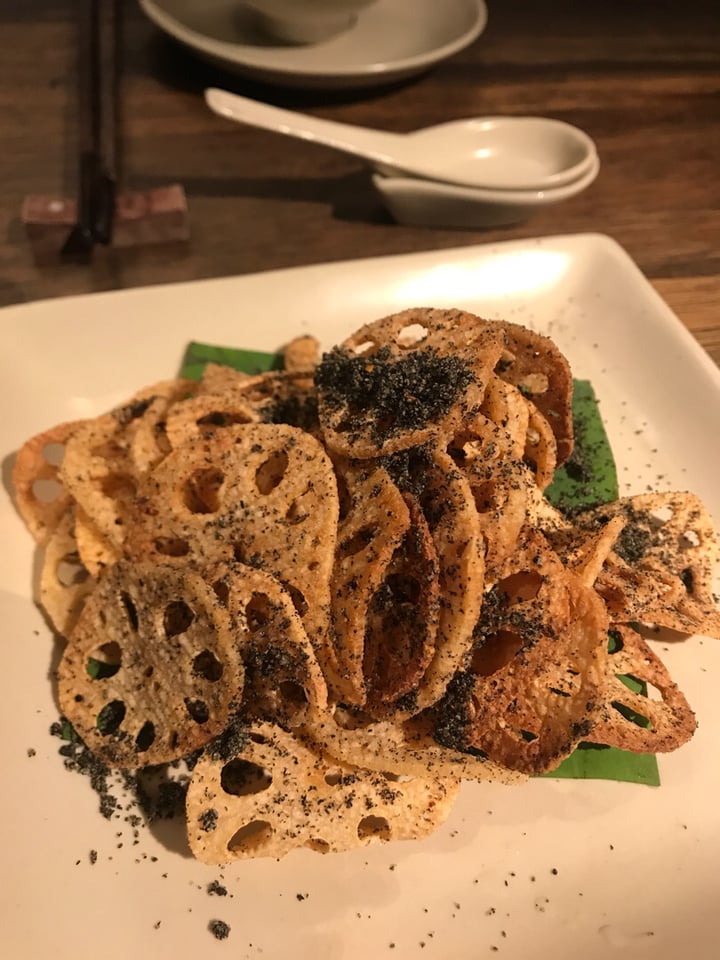 photo of Hum Vegetarian, Lounge & Restaurant Lotus Sesame Chips shared by @jannapham on  16 Feb 2020 - review