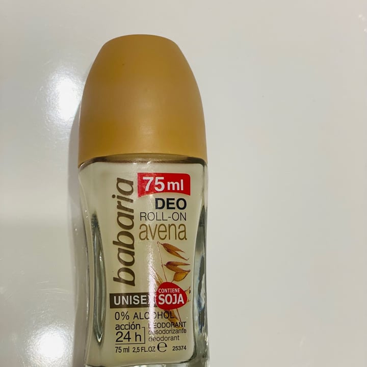 review photo of Babaria Desodorante de avena shared by @granadavegana on 20 May 2021 - review
