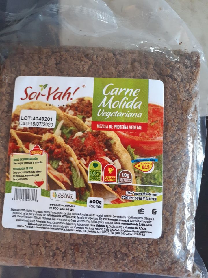 photo of Soi-yah! Carne Molida shared by @barbaracf on  06 Apr 2020 - review